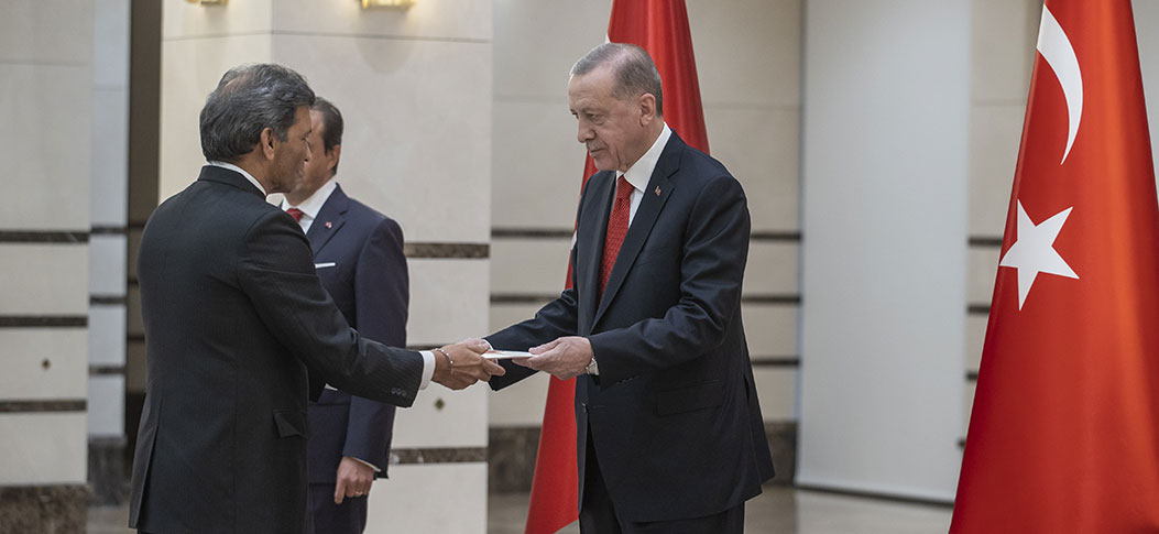 Cumhurbaşkanı Erdoğan, Hindistan'ın Ankara Büyükelçisi Virander Paul'u kabul etti